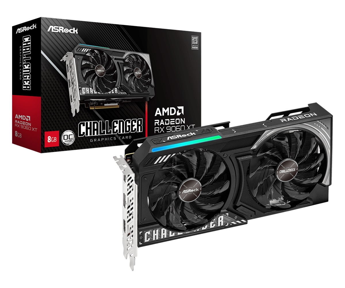 asrock rx 9060 xt challenger 8gb oc