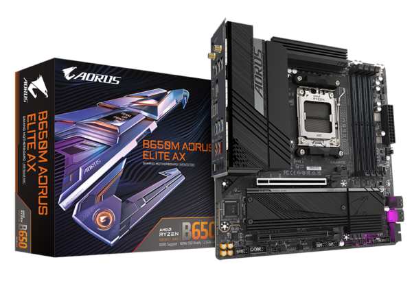 gigabyte b650m aorus elite ax am5 motherboard