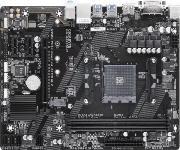gigabyte a320m h motherboard used