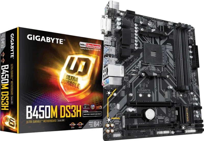 gigabyte b450m ds3h new
